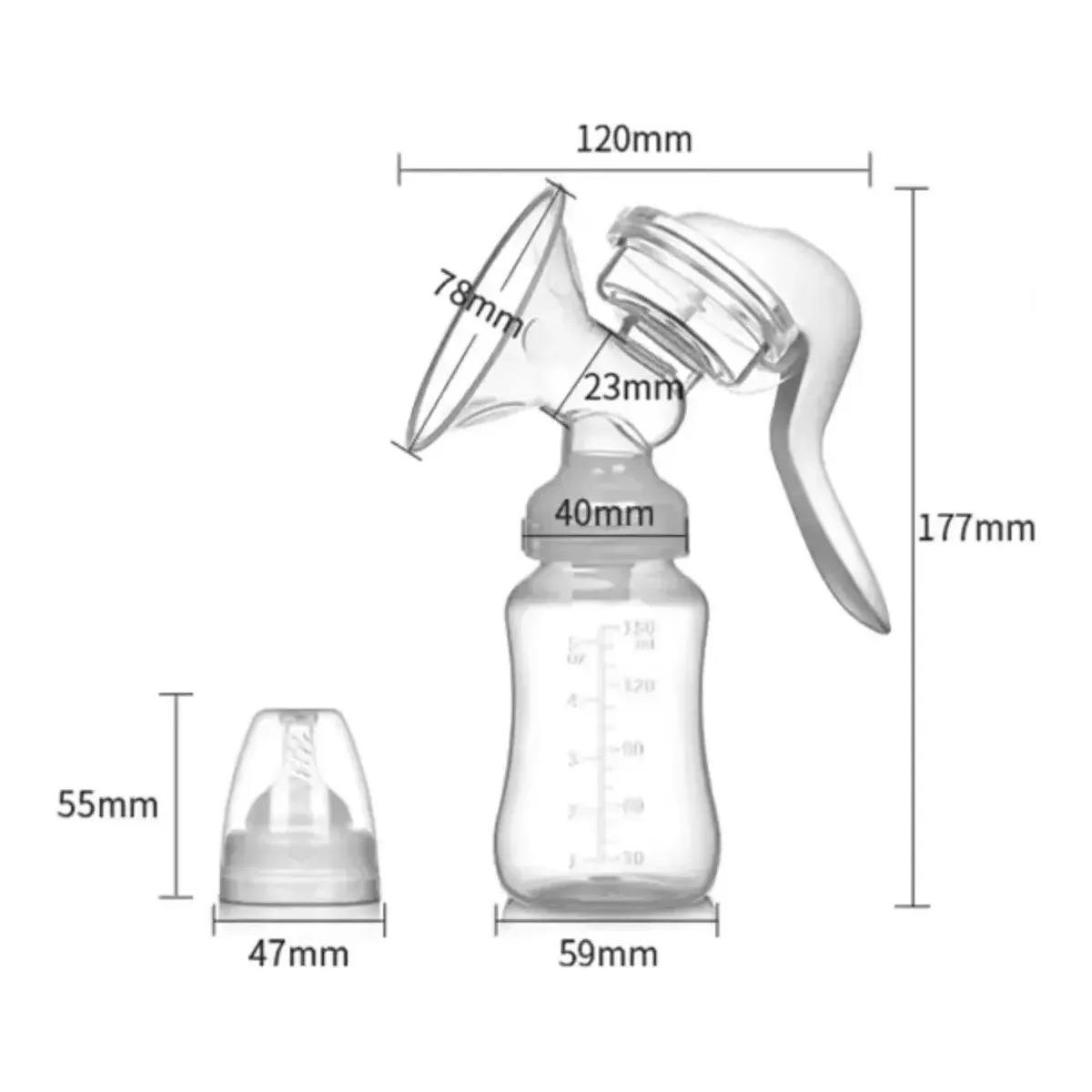 Extractor de Leche Materna Manual (Modelo MY-370) - Libre de BPA