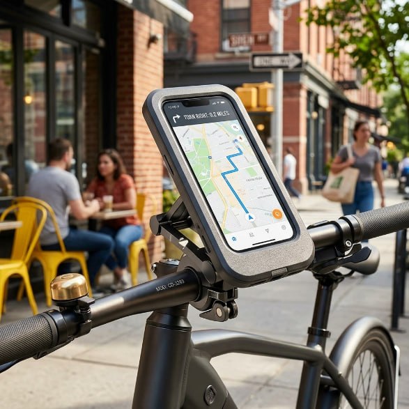 Soporte Impermeable 360° para Celular de Bicicleta y Moto ("Waterproof Case")