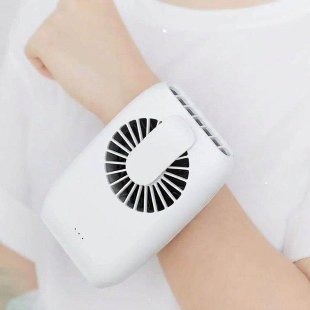 Mini Ventilador Portátil Hands Free / Wearable Recargable