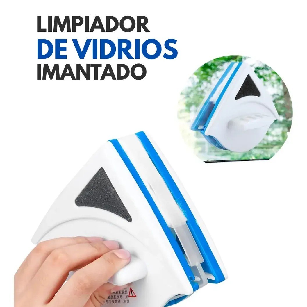 Limpiador Magnético de Vidrios Doble Faz (Doublefaced Glass Clean)