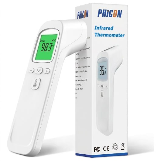 Termómetro Digital Infrarrojo Phicon (Sin Contacto)