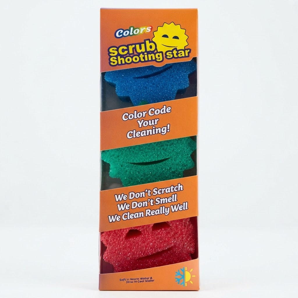 Pack Scrub Shooting Star: ¡Dale color y diversión a tu limpieza!
