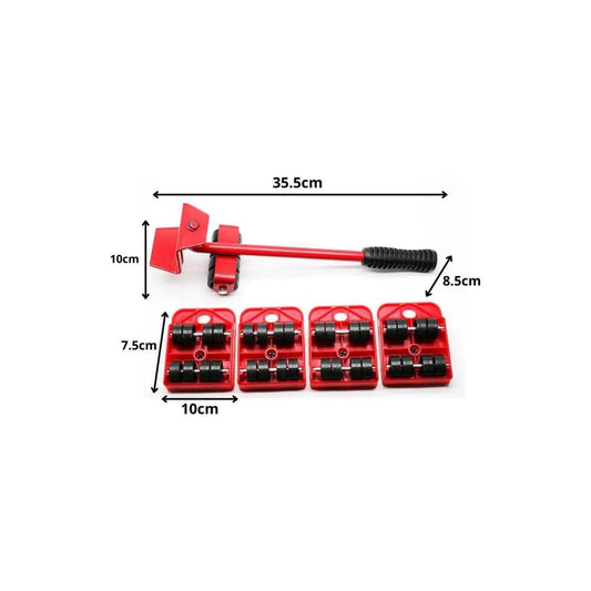 Juego de Herramientas para Mover Muebles (Kit de 5 Piezas