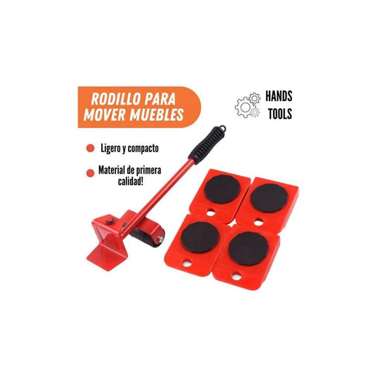 Juego de Herramientas para Mover Muebles (Kit de 5 Piezas