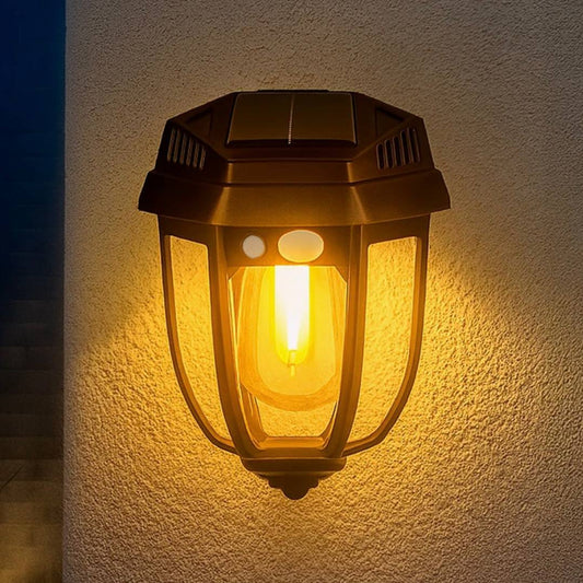 Lámpara Solar LED con Sensor de Movimiento