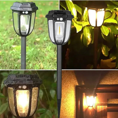 Lámpara Solar LED con Sensor de Movimiento