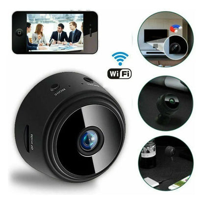 Mini Cámara Espía Oculta Inalámbrica WiFi HD
