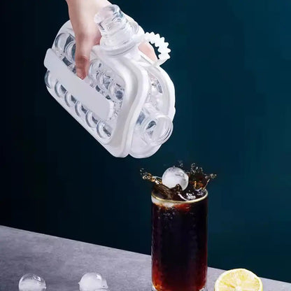 Botella Molde Portátil para Cubos de Hielo Esféricos