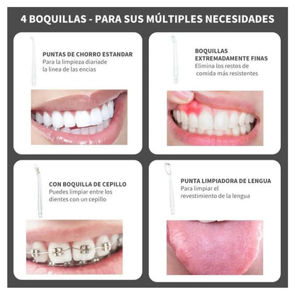 Irrigador Bucal Portátil Recargable / Hilo Dental de Agua