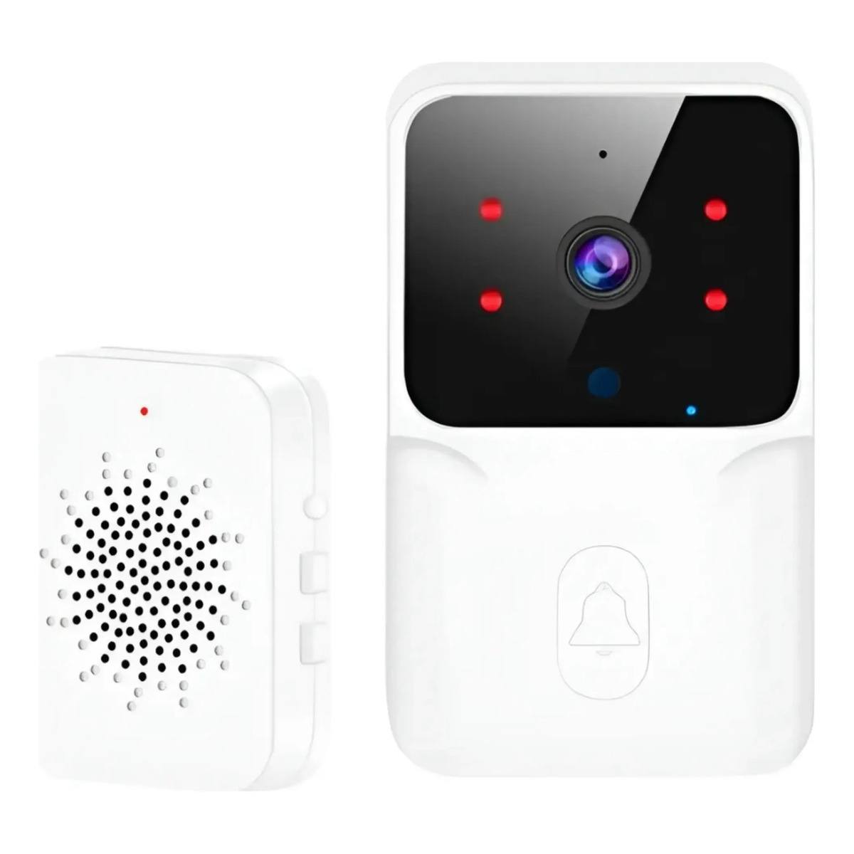 Timbre Inteligente Inalámbrico con Cámara HD, WiFi y Visión Nocturna