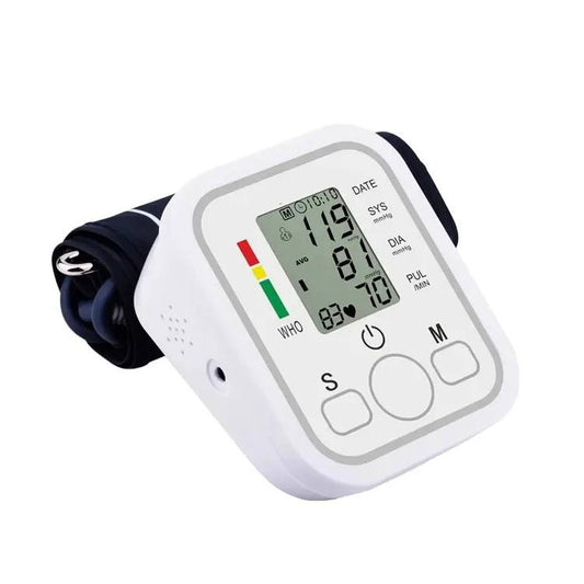 Tensímetro Digital de Brazo para Medición de Presión Arterial y Pulso