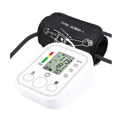 Tensímetro Digital de Brazo para Medición de Presión Arterial y Pulso