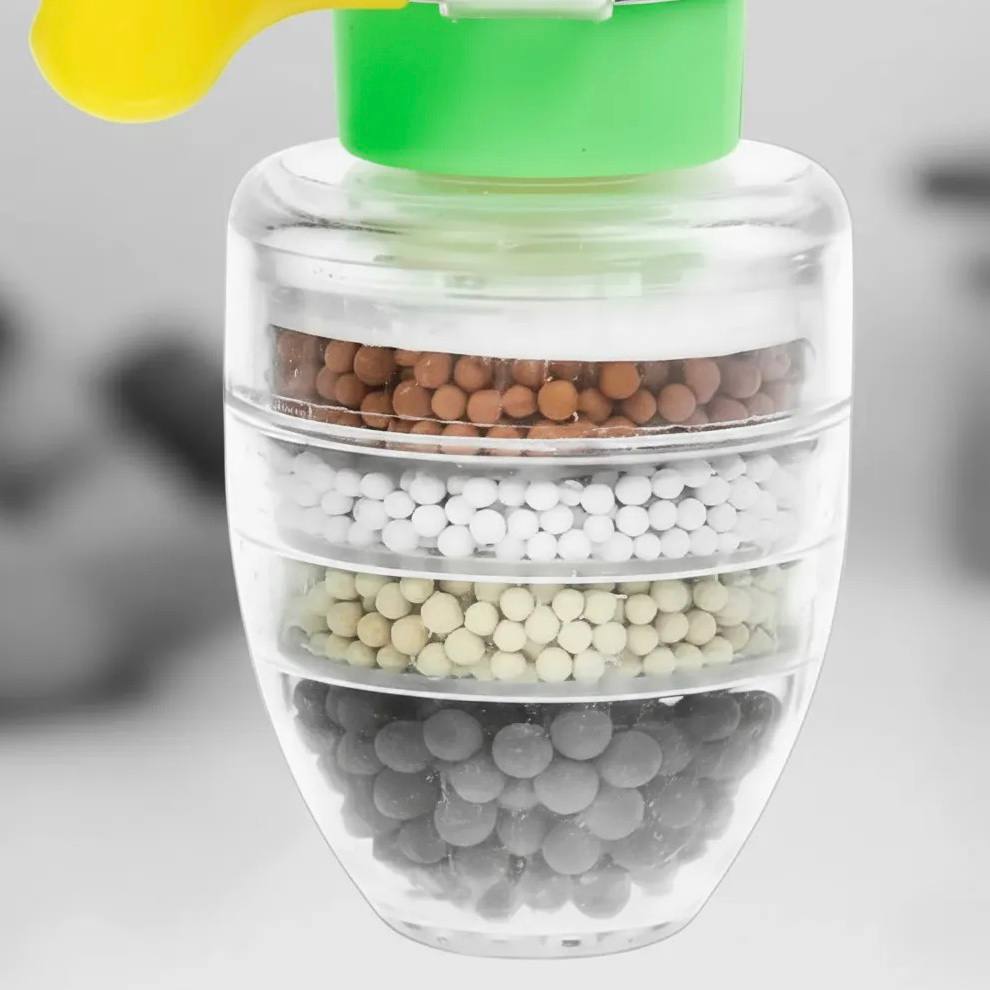 Filtro Purificador de Agua Multicapa para Grifo y Llave de Cocina