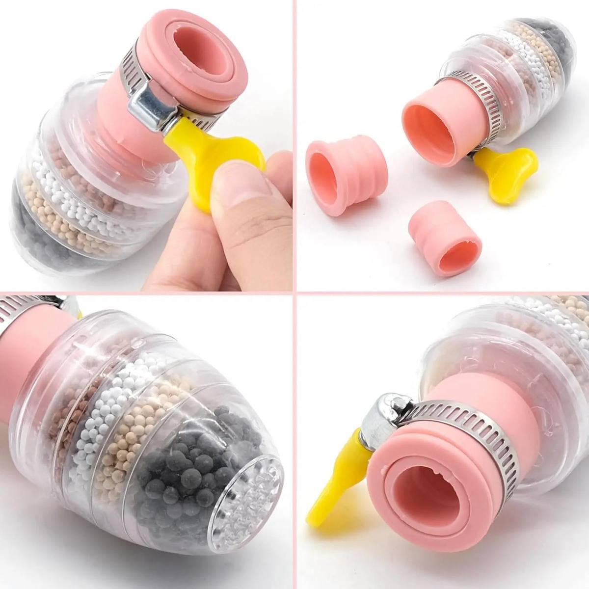Filtro Purificador de Agua Multicapa para Grifo y Llave de Cocina