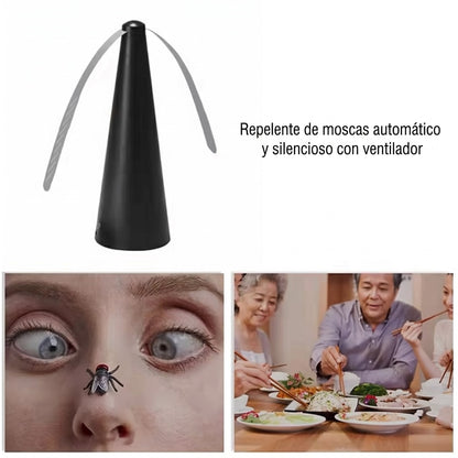 Ahuyenta Moscas Giratorio 360°, Adiós Moscas para Siempre!
