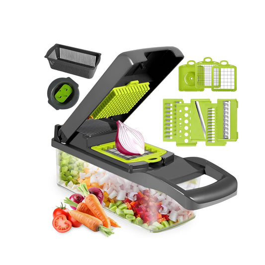 Picador Cortador Verduras Multifuncional 16 En 1 Manual