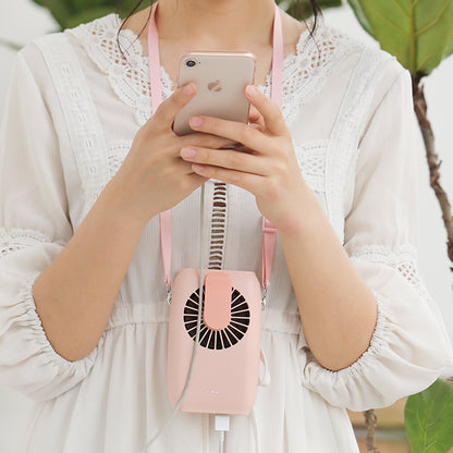Mini Ventilador Portátil Hands Free / Wearable Recargable