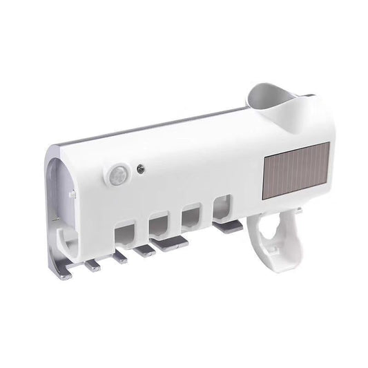 Organizador de Baño Inteligente con Esterilizador UV y Dispensador de Crema