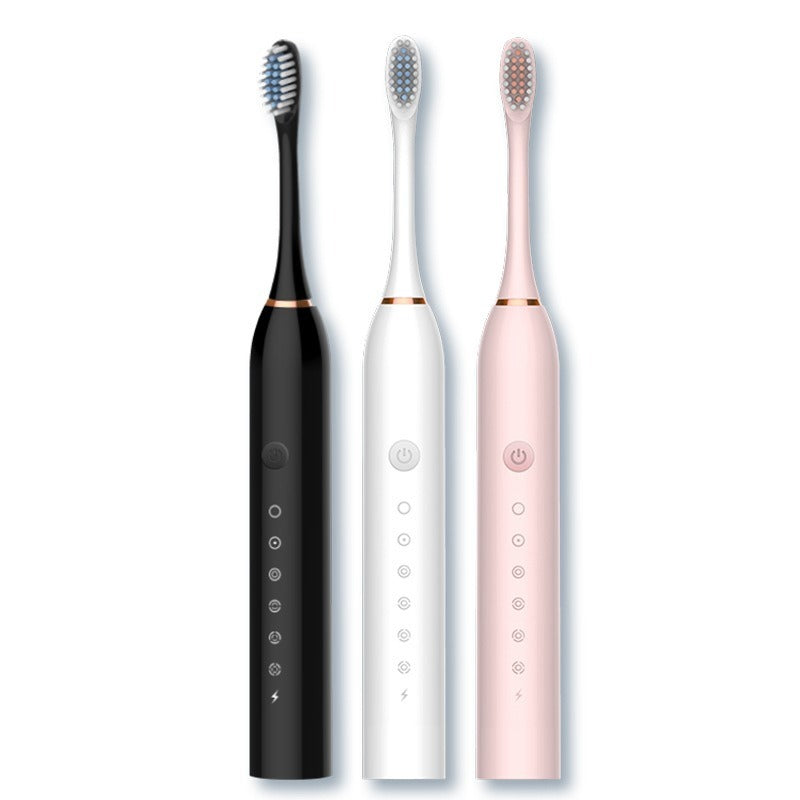 Cepillo de Dientes Eléctrico Recargable X-3 con Cabezales Intercambiables