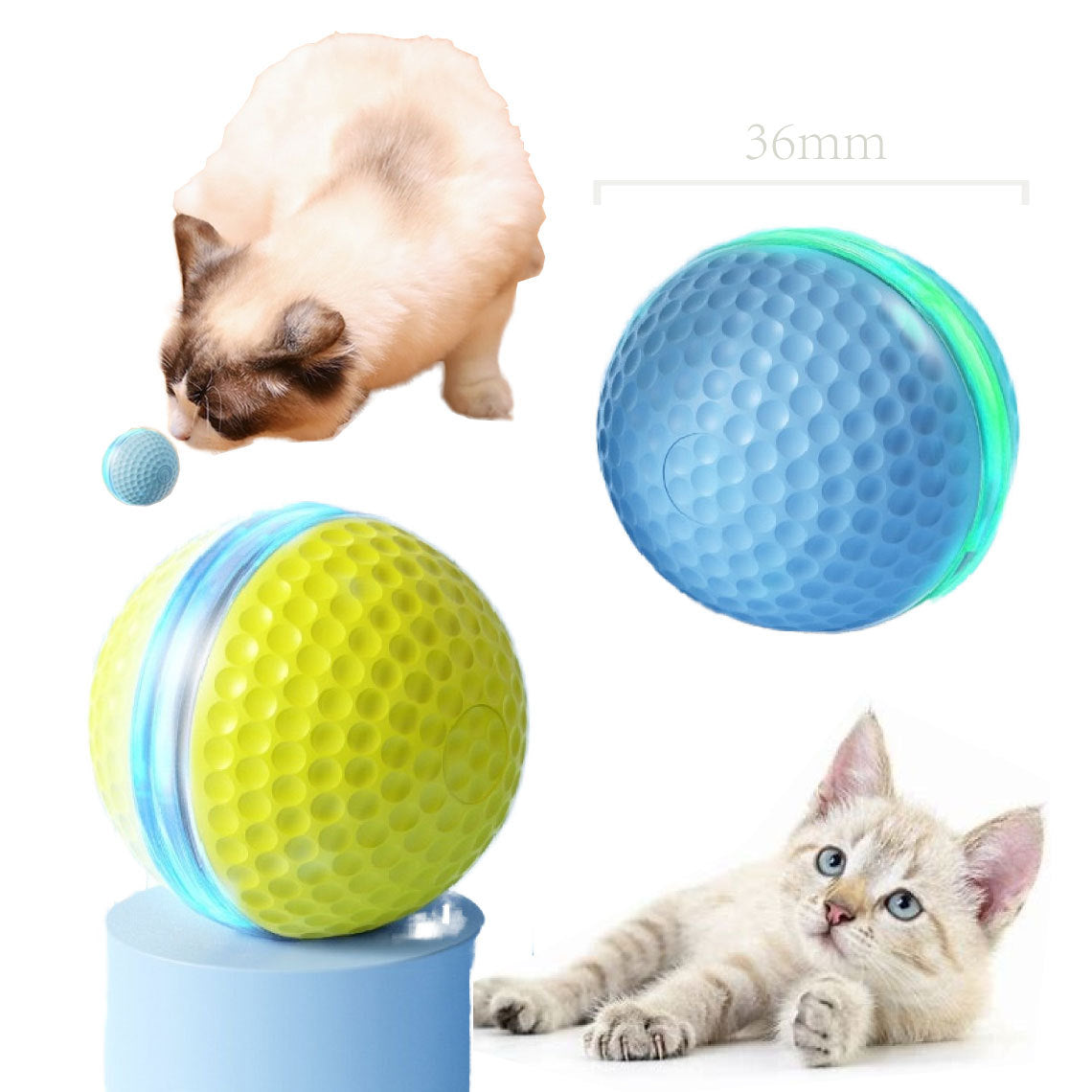 Pelota Inteligente para Gatos