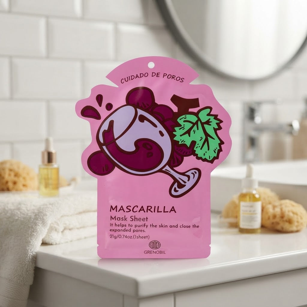 Mascarilla Sheet de Uva Grenobil