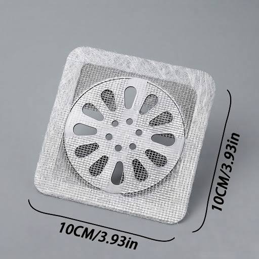 Mallas Adhesivas Desechables Filtro Atrapa Cabellos para Desagüe