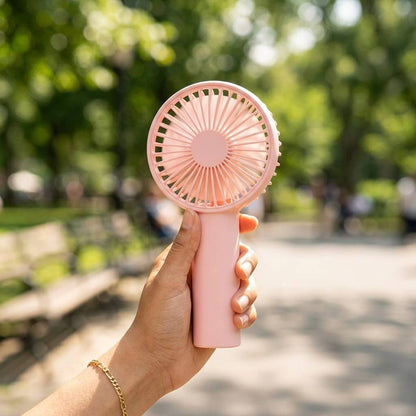 Mini Ventilador Portátil de Mano Recargable USB