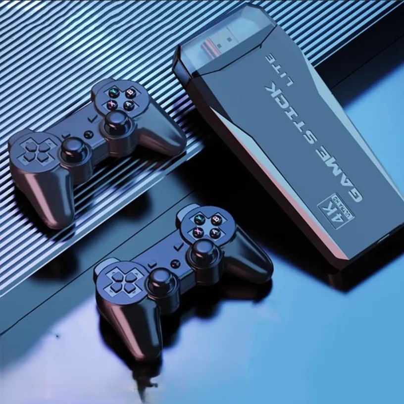 Consola de Videojuegos Retro Inalámbrica Game Stick Lite (4K / 2 Controles)