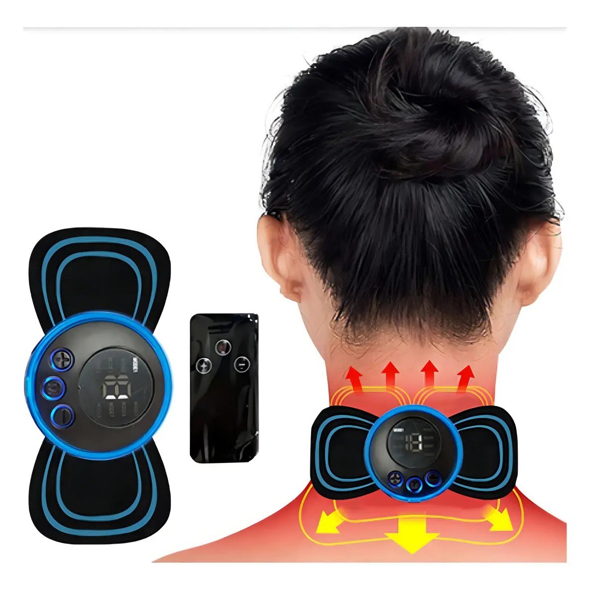 Mini Masajeador Portátil EMS para Alivio Muscular
