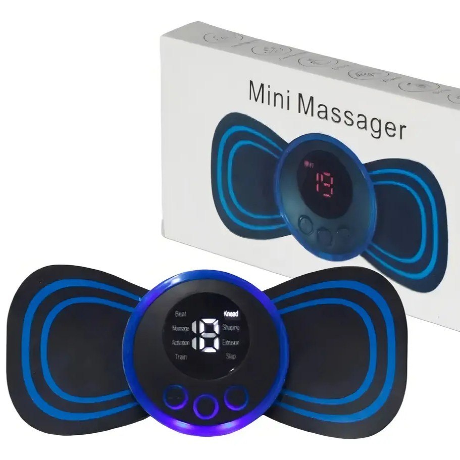Mini Masajeador Portátil EMS para Alivio Muscular