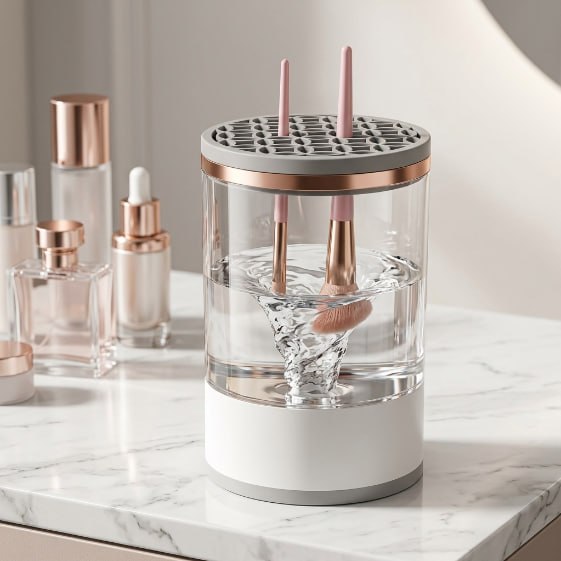 Lavadora Eléctrica Automática de Brochas de Maquillaje