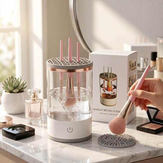 Lavadora Eléctrica Automática de Brochas de Maquillaje