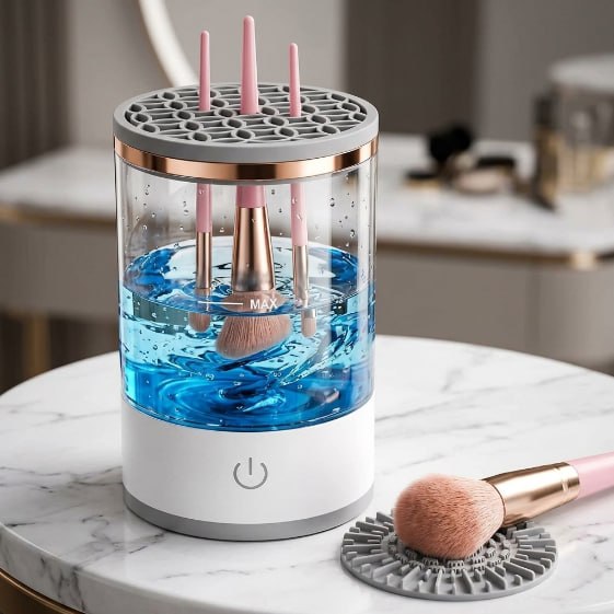 Lavadora Eléctrica Automática de Brochas de Maquillaje