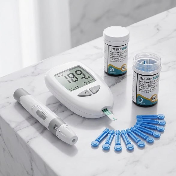 Kit de Glucómetro Digital Portátil