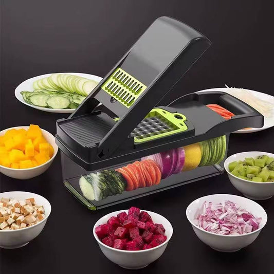 Picador Cortador Verduras Multifuncional 16 En 1 Manual