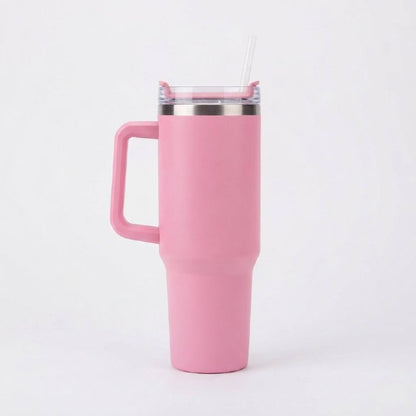 Vaso Térmico con Asa y Popote (Estilo Stanley): Tu compañero ideal de hidratación