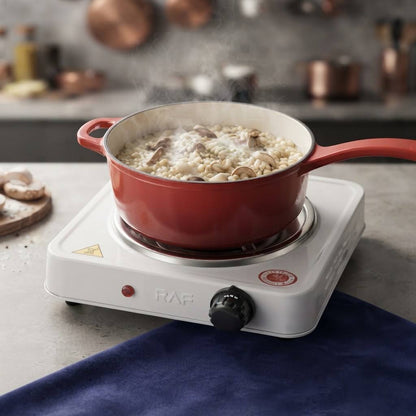 Cocina Eléctrica Portátil de Espiral RAF 1000W