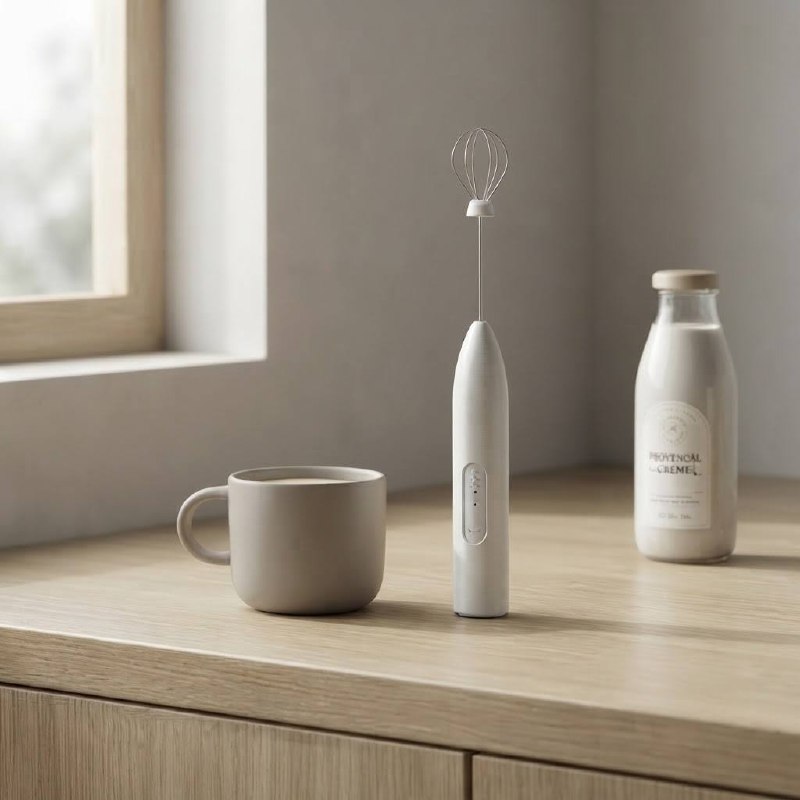 Batidora de Leche Inalámbrica USB: ¡Ponte a nivel barista en tu casa!