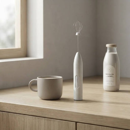Batidora de Leche Inalámbrica USB: ¡Ponte a nivel barista en tu casa!