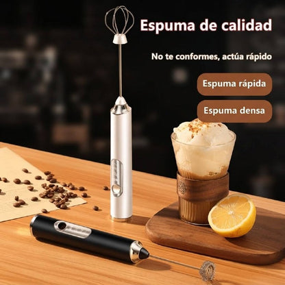 Batidora de Leche Inalámbrica USB: ¡Ponte a nivel barista en tu casa!