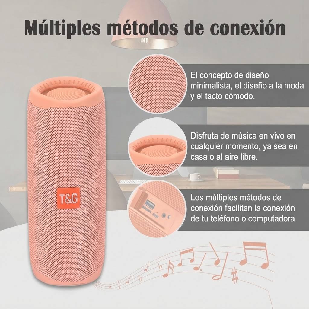 Corneta Portátil T&G TG-117!