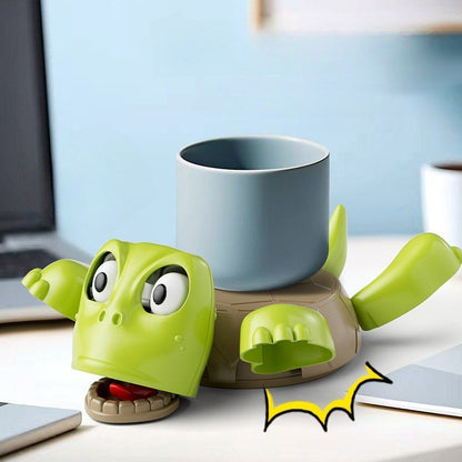 ¡Dale estilo a tu escritorio con el Portavasos Tortu en Shock!