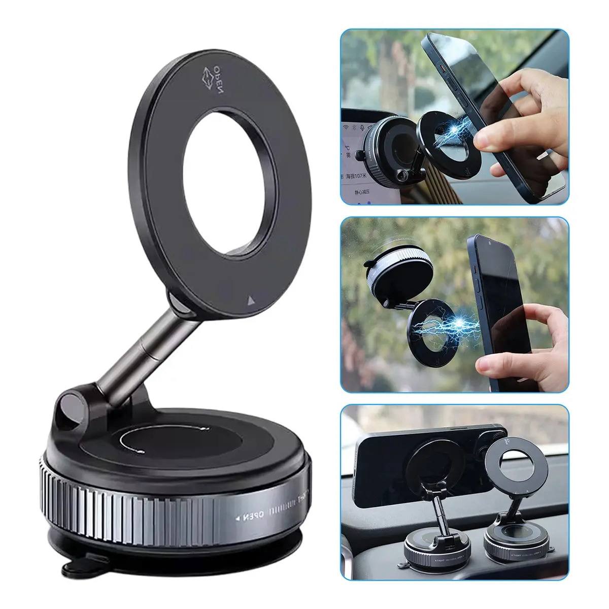 Soporte Magnético Inalámbrico para Teléfono de Auto tipo MagSafe