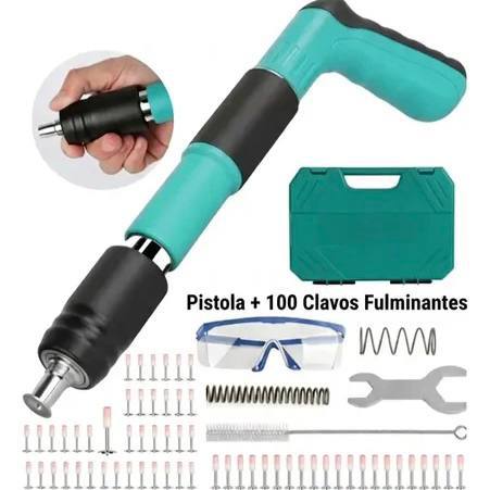 Pistola Clavadora de Impacto Manual para Concreto y Metales