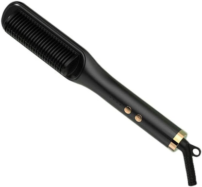 Cepillo Alisador Eléctrico de Cabello con Control de Temperatura y Calentamiento Rápido