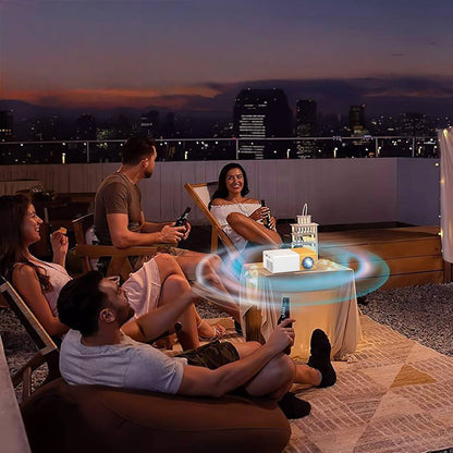 Mini Proyector Portátil LED Multimedia para Cine en Casa y Entretenimiento