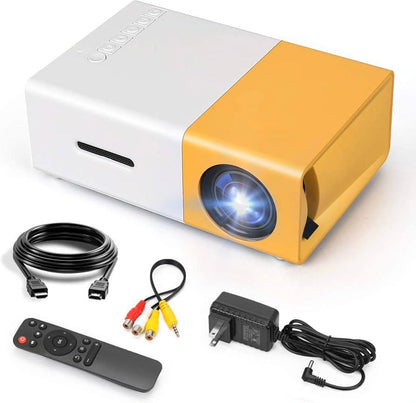 Mini Proyector Portátil LED Multimedia para Cine en Casa y Entretenimiento