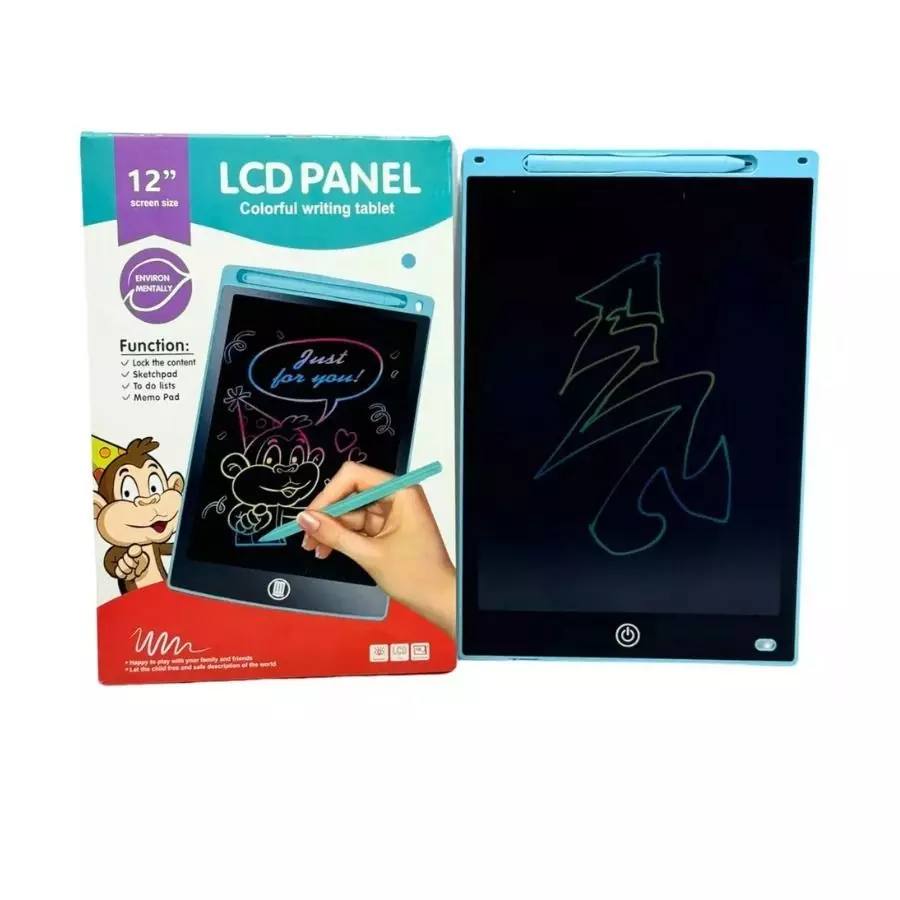 Tablet de Escritura LCD de 12 Pulgadas Pantalla Colorida para Dibujo y Notas