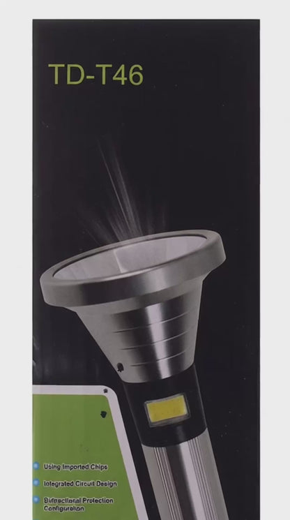 Linterna LED Recargable de Alta Potencia (Modelo TD-T46)