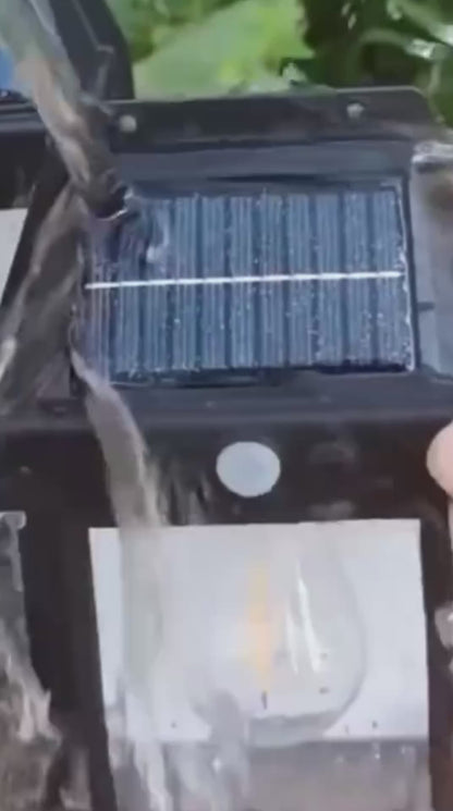 Bombillo LED Solar Recargable Portátil ("Night Market Street Vendor Artifact")